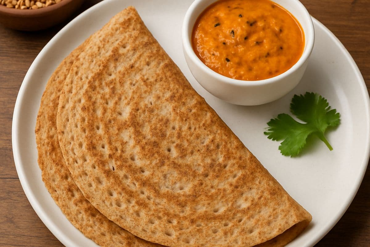 Wheat Dosa: सिर्फ 15 मिनट में तैयार करें हेल्दी और स्वादिष्ट गेहूं के आटे का डोसा