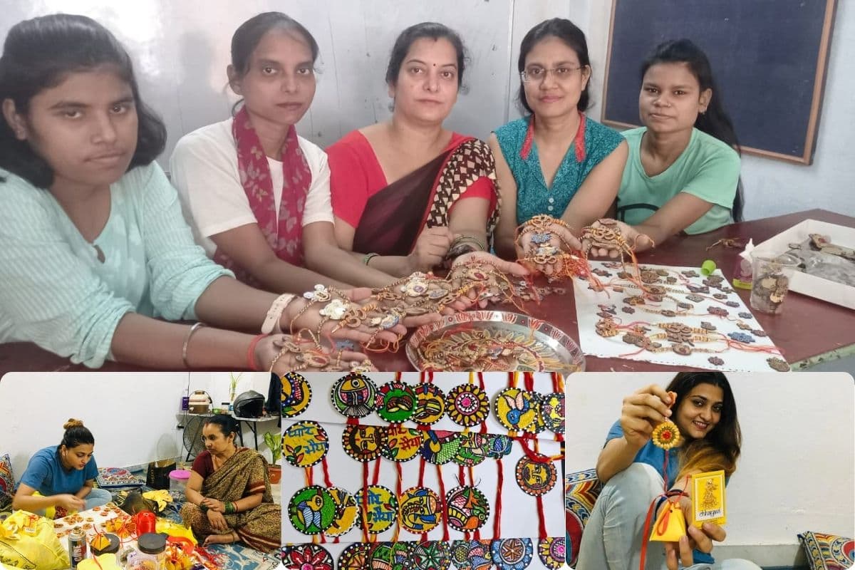 Raksha Bandhan 2025: शहर की महिलाओं के हाथ से बनी राखियों का जबरदस्त डिमांड, हाथों-हाथ बिक रहीं हैंडमेड राखियां