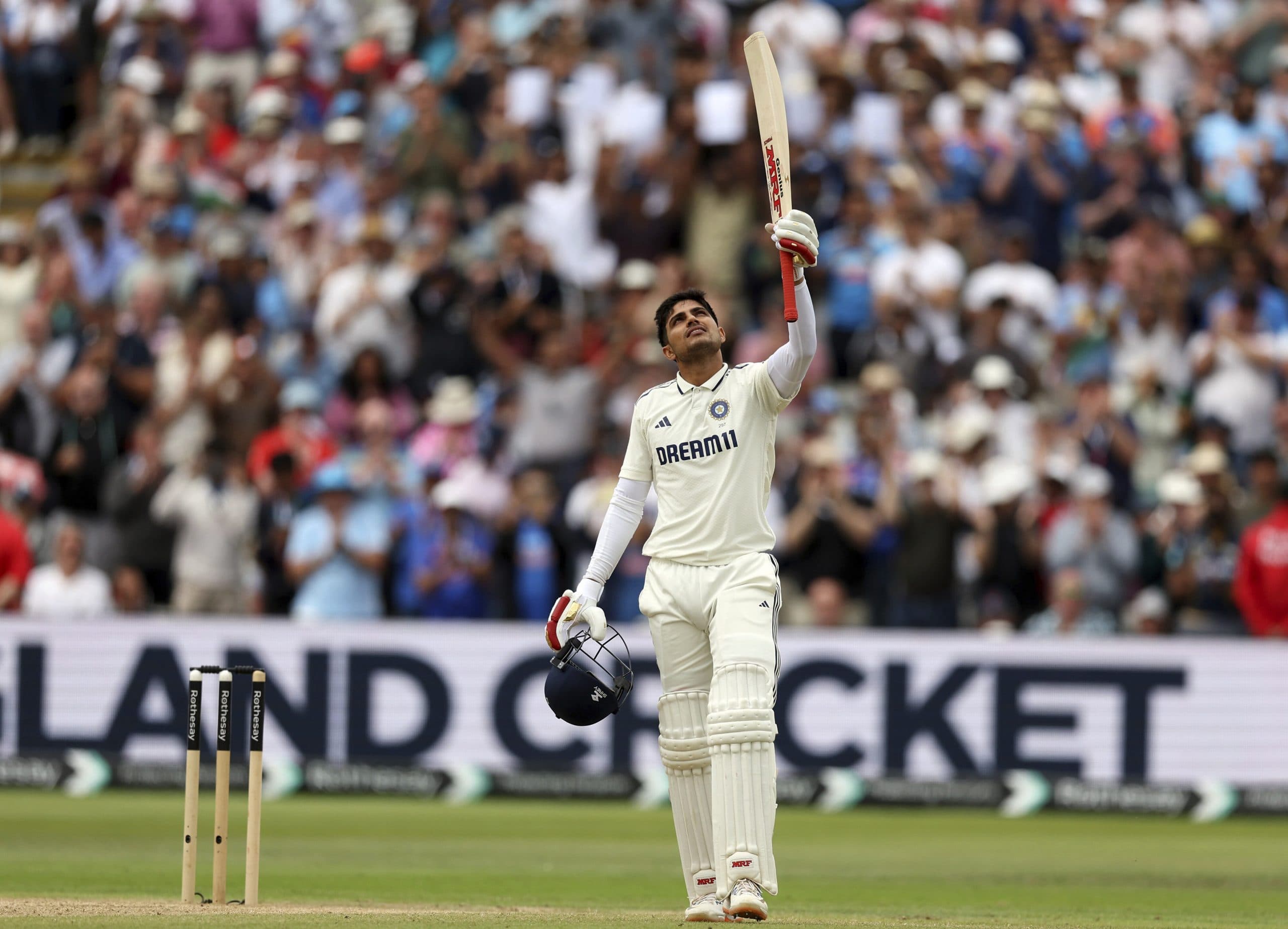 Shubman Gill celebrates 2nd Inning century in IND vs ENG 2nd Test
