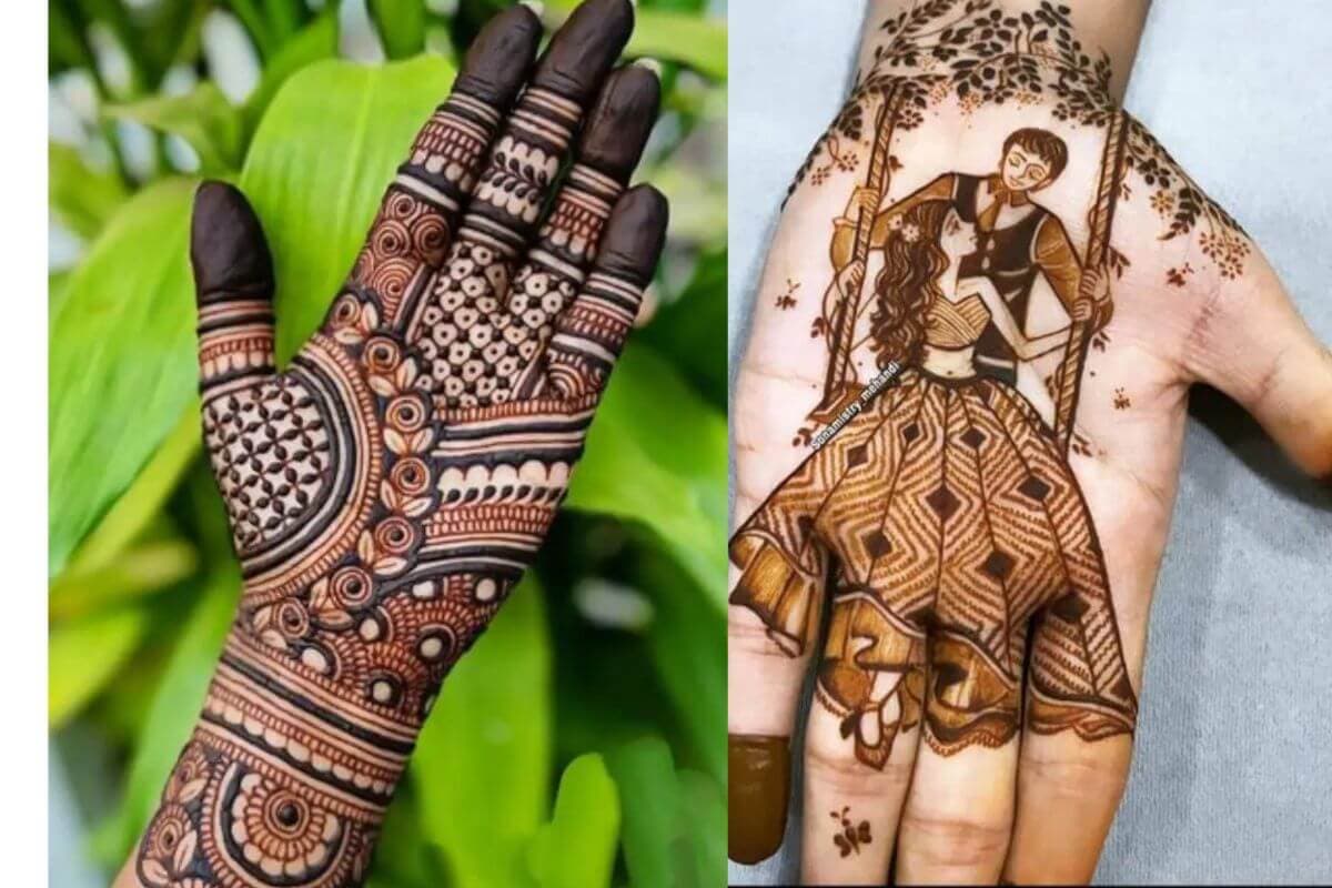 Hariyali Teej Special Mehndi Design