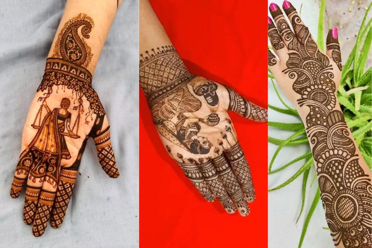 Hariyali Teej Special Mehndi Design
