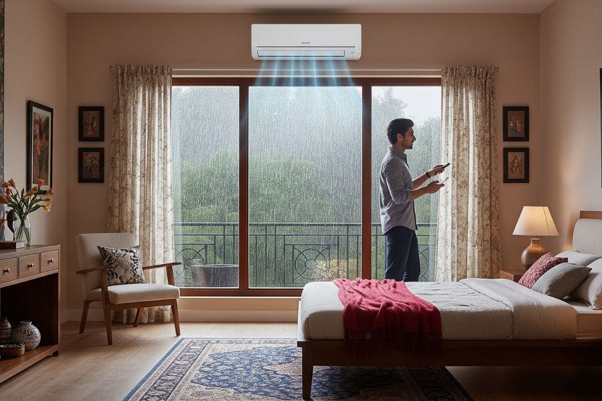 AC Tips use dry mode to remove humidity