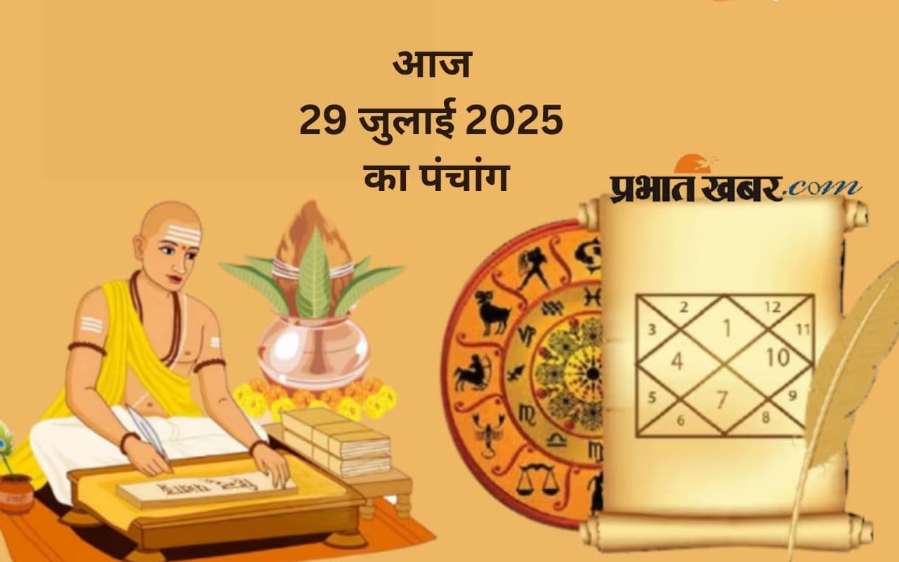 Aaj Ka Panchang: आज 29 जुलाई 2025 का ये है पंचांग, जानिए शुभ मुहूर्त और अशुभ समय की पूरी जानकारी
