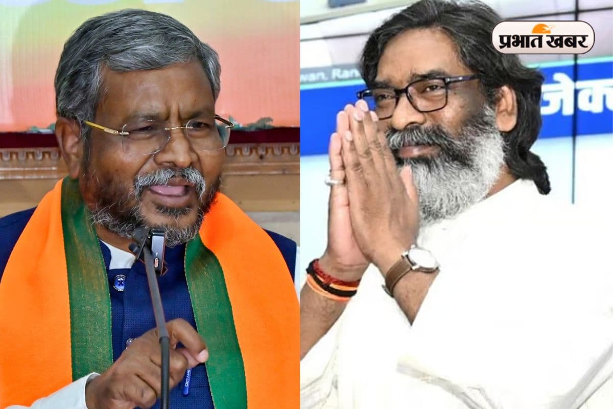 Babulal Marandi and CM Hemant Soren