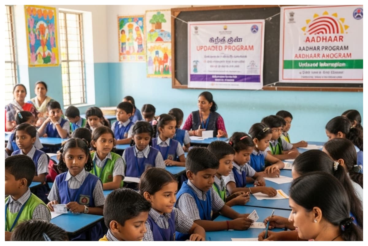 कहीं जाने की जरुरत नहीं, अब स्कूल में ही होगा बच्चों का आधार अपडेट