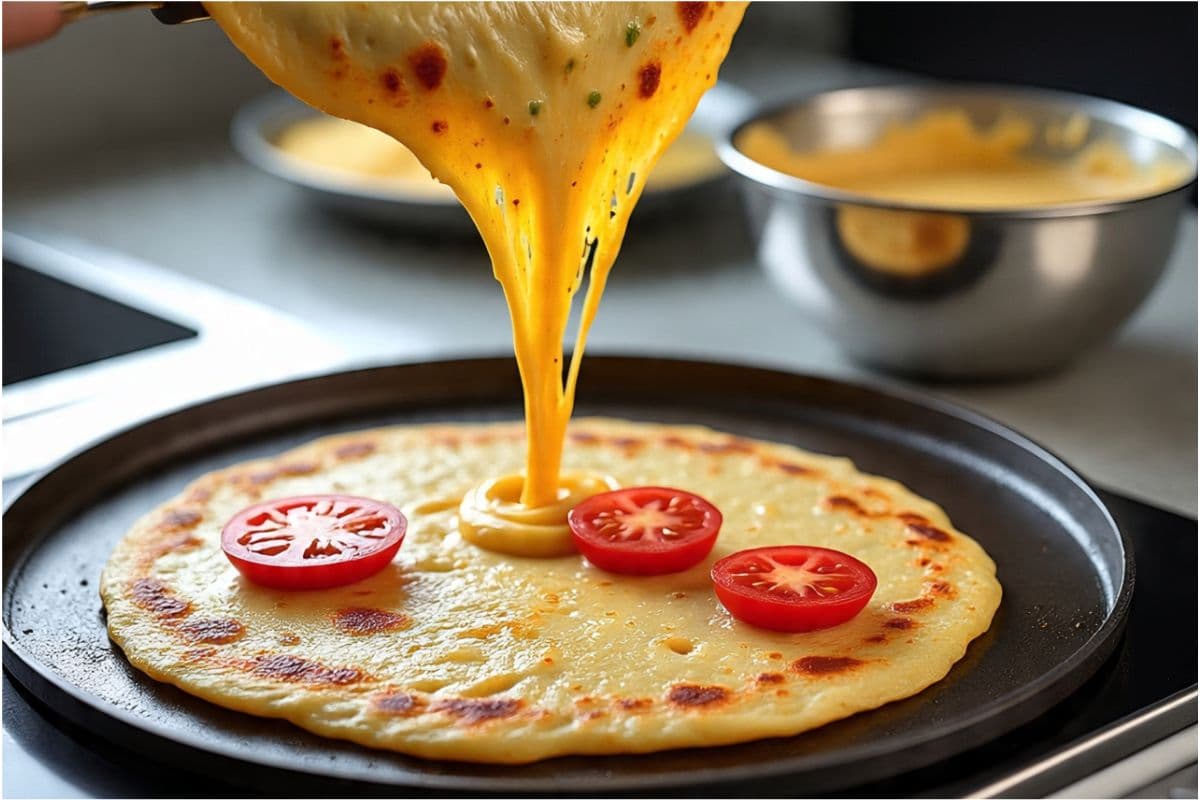 Besan Tomato Cheela Recipe: नाश्ते की बोरियत करें दूर,नए अवतार में बनाएं बेसन टमाटर चीला