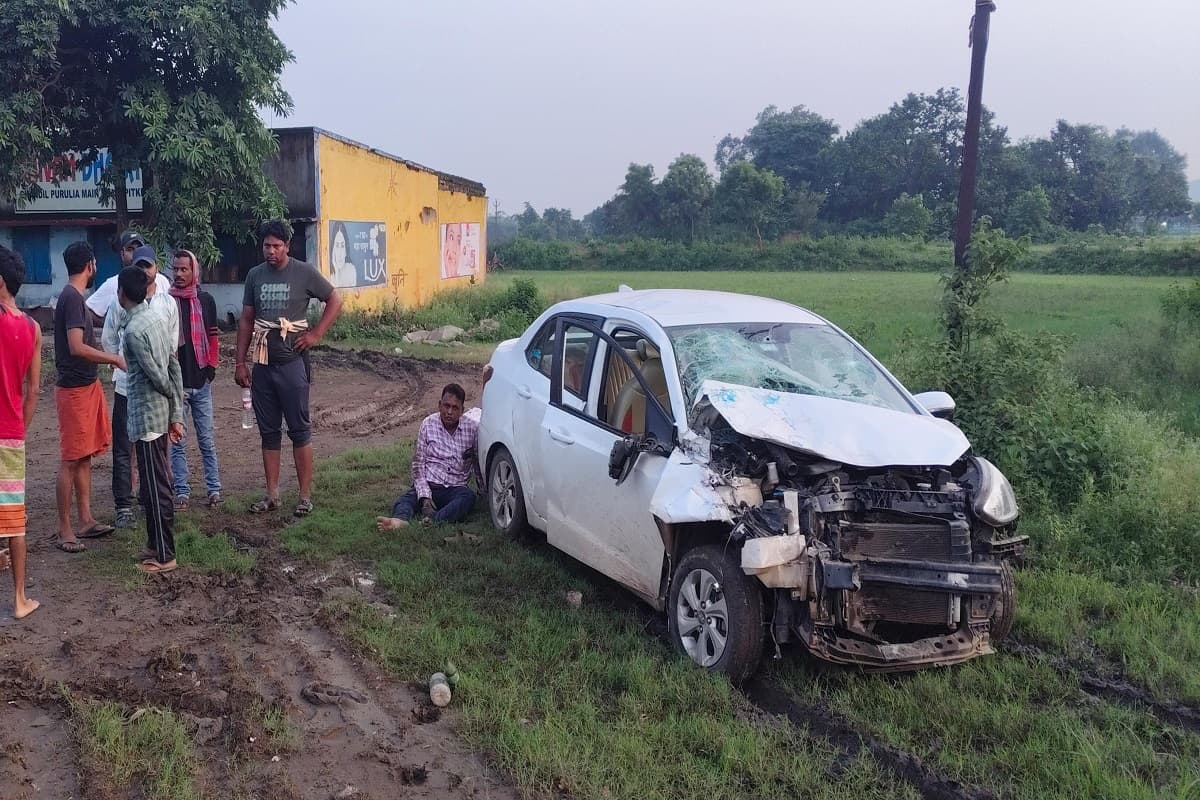 Car accident in chandil