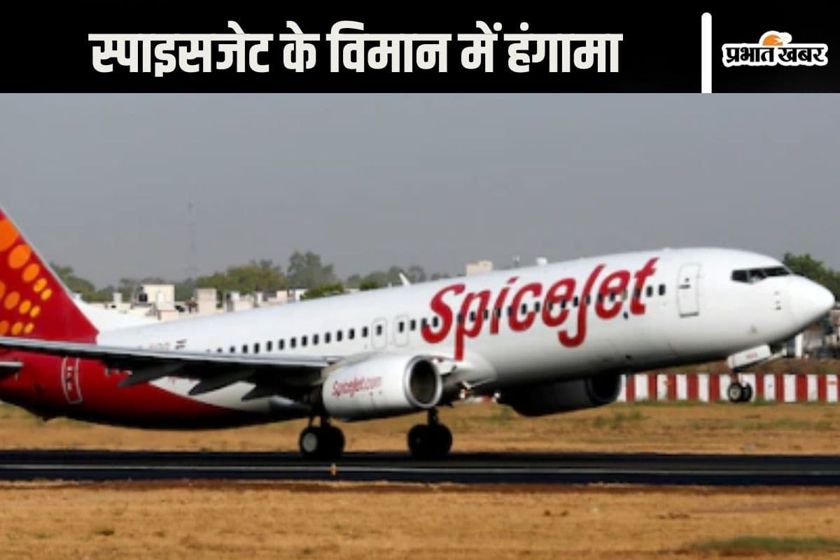 Chaos On SpiceJet Flight : दो यात्रियों ने विमान के कॉकपिट में जबरन घुसने की कोशिश की, मचा हड़कंप