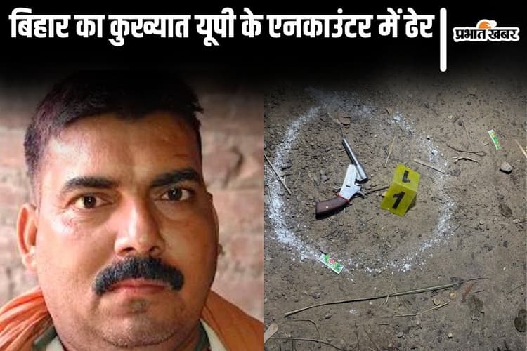 बिहार के इनामी अपराधी का यूपी में एनकाउंटर, मारा गया 'हम पार्टी' के नेता की हत्या का आरोपी डब्लू यादव