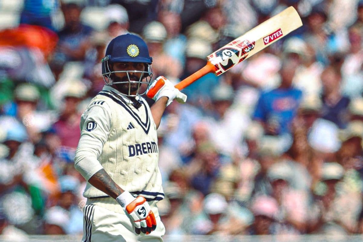 Ravindra Jadeja during IND vs ENG 2nd Test