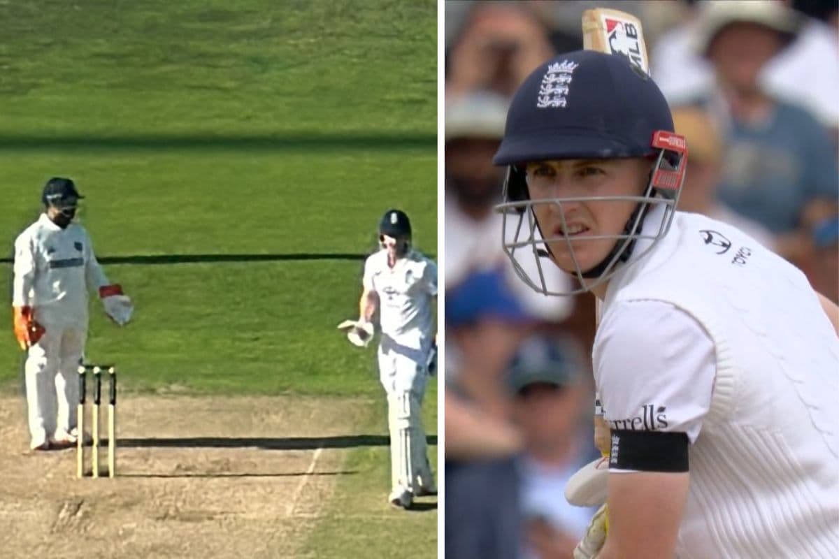 IND vs ENG 2nd Test Harry Brook Drama