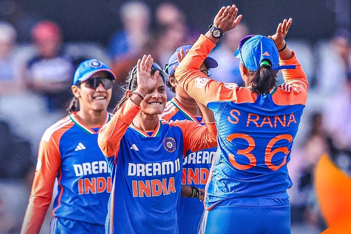 भारतीय महिला टीम ने रचा इतिहास, इंग्लैंड में पहली बार जीती टी20 सीरीज, राधा यादव ने ढाया कहर
