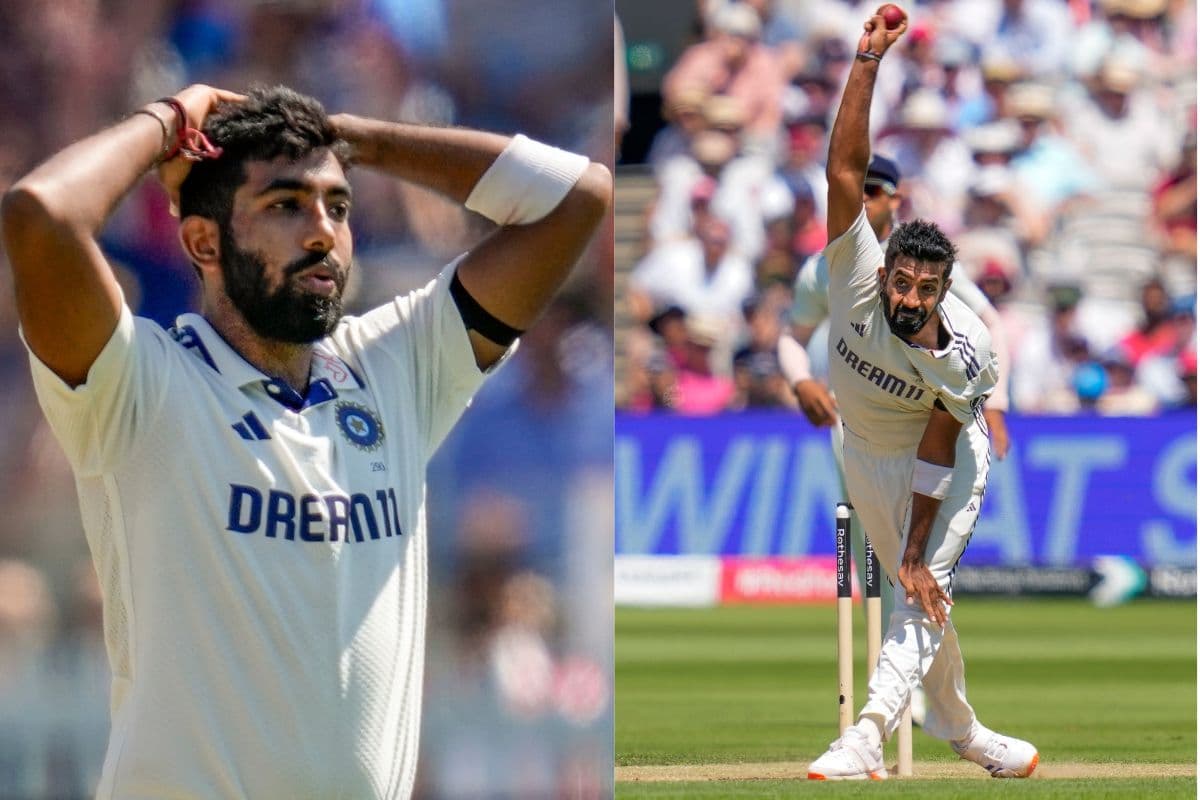 Jasprit Bumrah on Dukes Ball