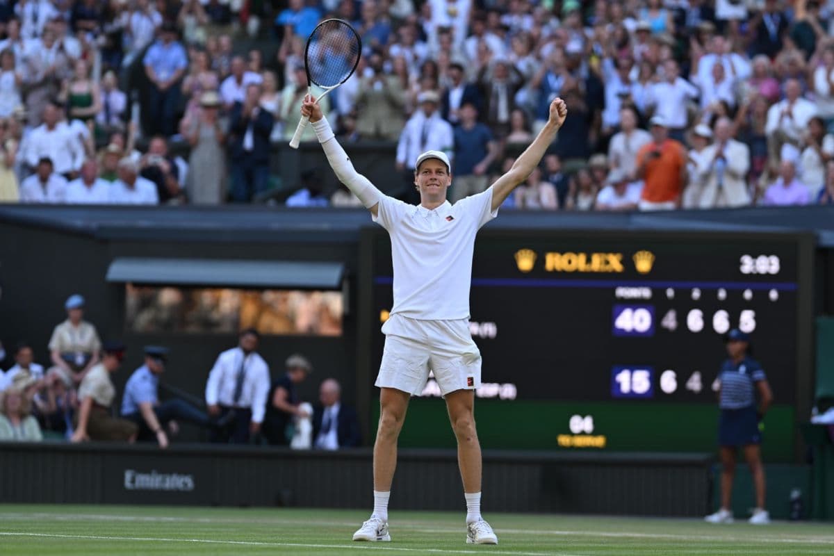 Jannik Sinner won Wimbledon 2025 Final.