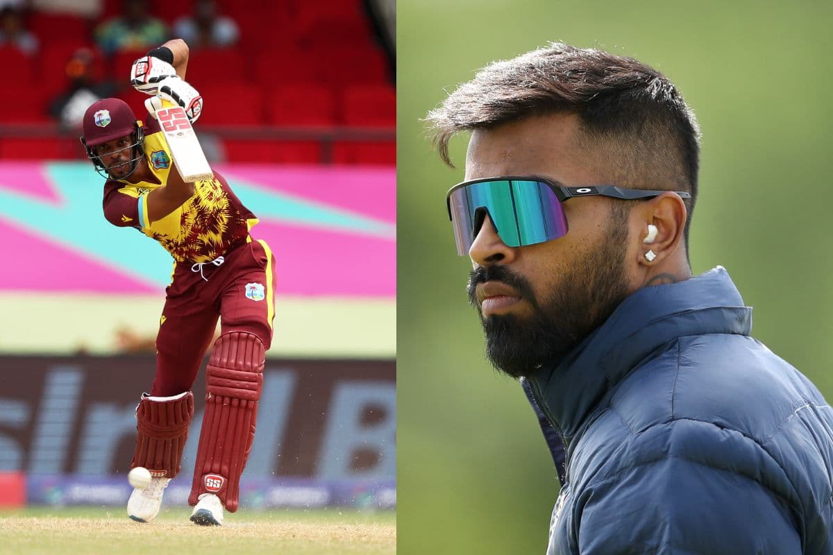 Roston Chase and Hardik Pandya