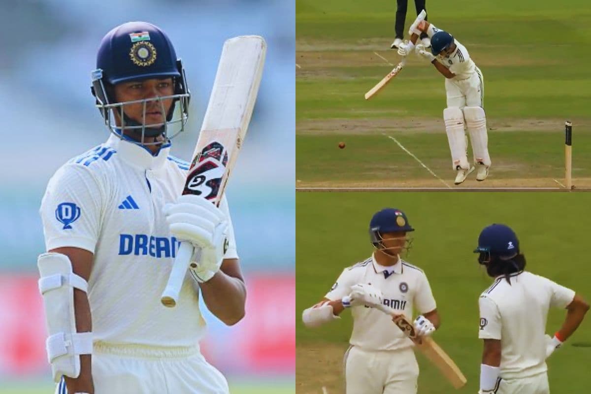 IND vs ENG: टूट गया जायसवाल का बल्ला, लप्पू सी गेंद पर झूल गया हैंडल, पवेलियन से दौड़े आए करुण नायर