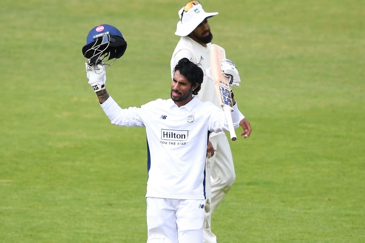 Tilak Varma Century in County Cricket