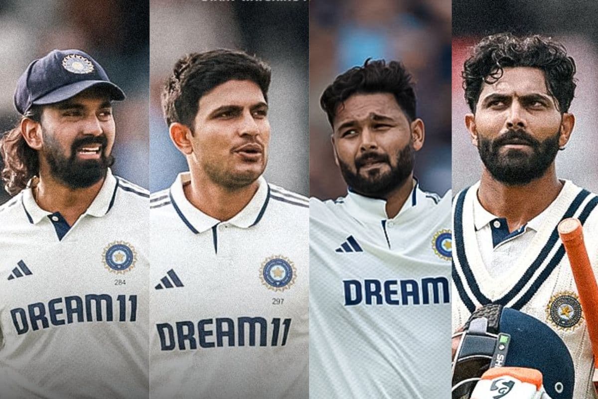 KL Rahul, Shubman Gill, Rishabh Pant and Ravindra Jadeja.