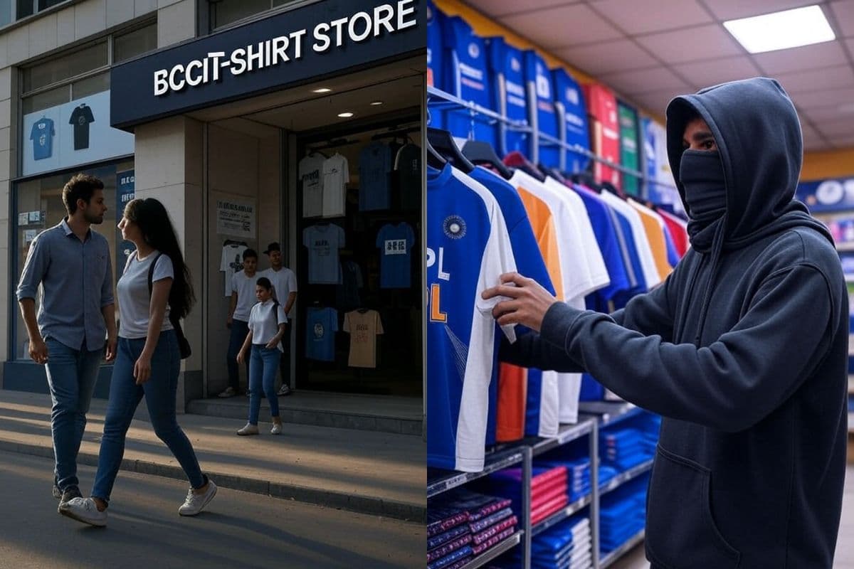 T Shirt Stolen from BCCI Store at Wankhede Stadium.