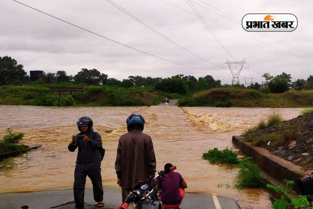 Flood in Seraikela-Kharsawan Sona River