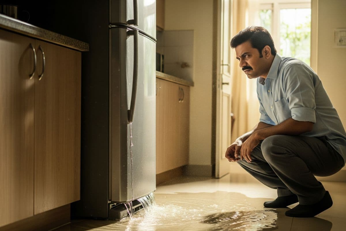 आपके फ्रिज से भी बह रहा है पानी? मेकैनिक बुला कर न करें पैसे खर्च, इन टिप्स की मदद से खुद कर लें ठीक