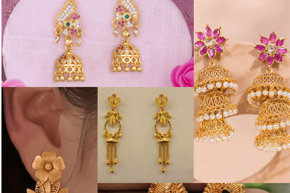 Gold Earrings for Teej 2025 Gold Earrings for Teej 2025