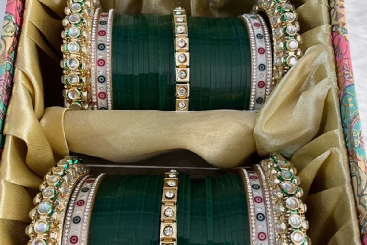 Green Chura Designs: ट्रेंडिंग ग्रीन चूड़ा डिजाइन जो देंगे आपको रॉयल लुक