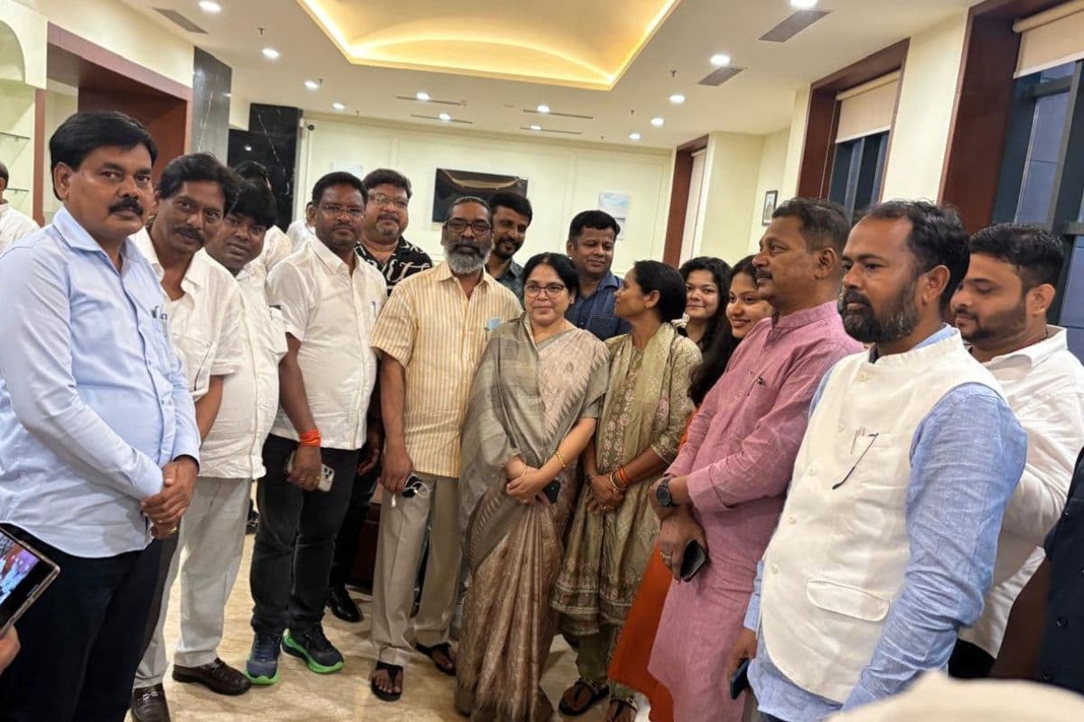 JMM Leaders with hemant soren