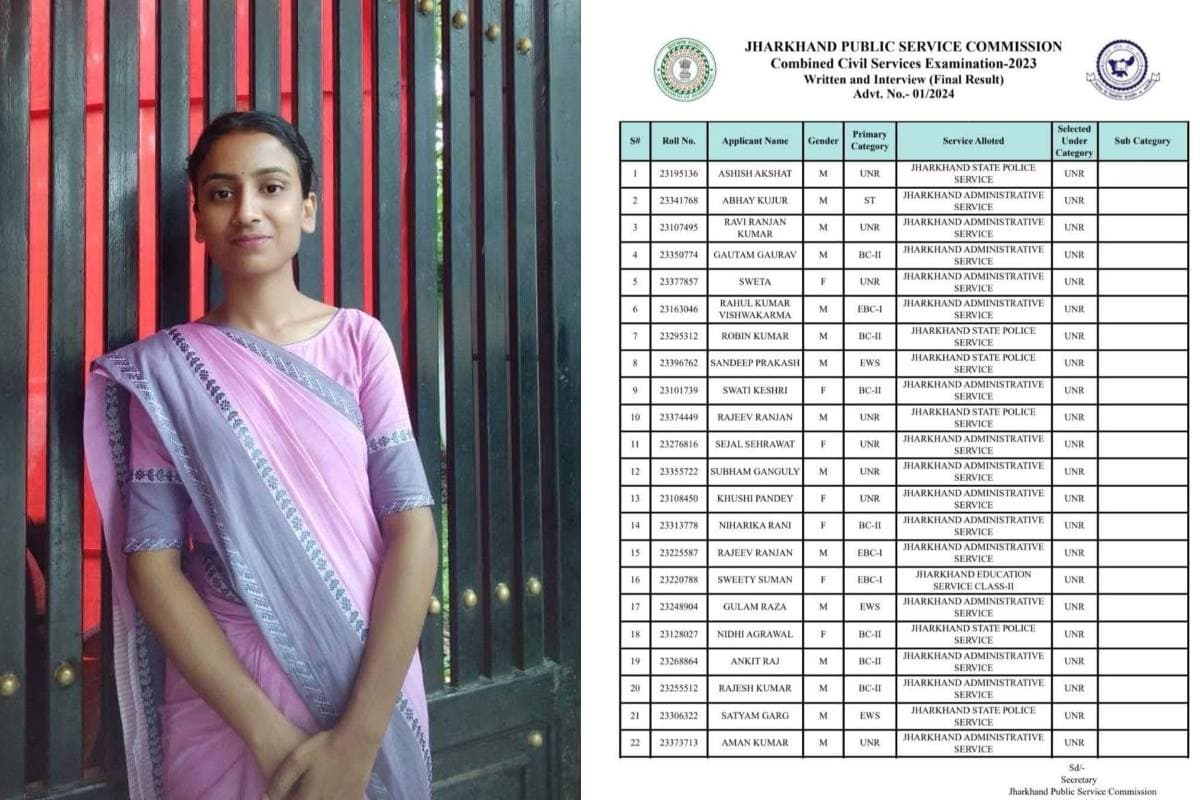 JPSC Success Story: खैरबनी की बेटी निहारिका की दोहरी सफलता, BPSC के बाद JPSC में भी परचम