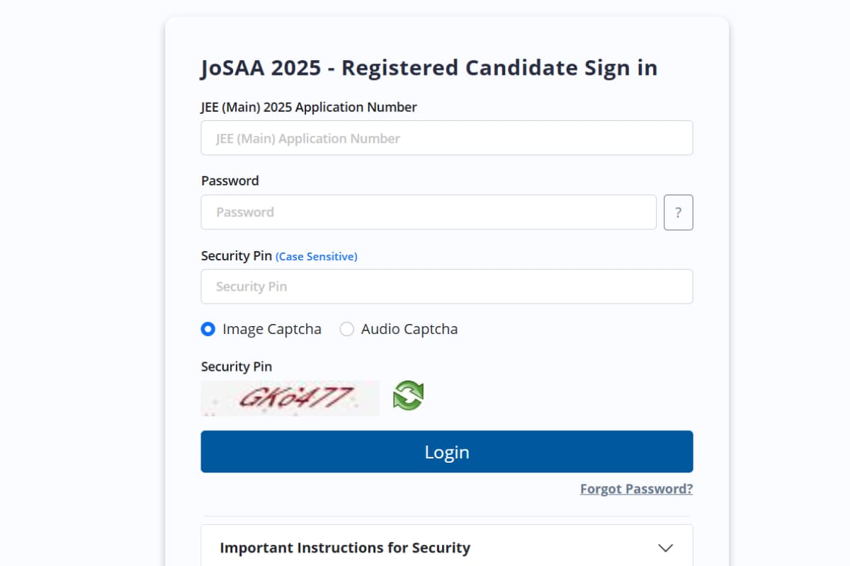 JoSAA Counselling 2025: राउंड 3 सीट अलॉटमेंट रिजल्ट जारी, यहां देखें डायरेक्ट लिंक