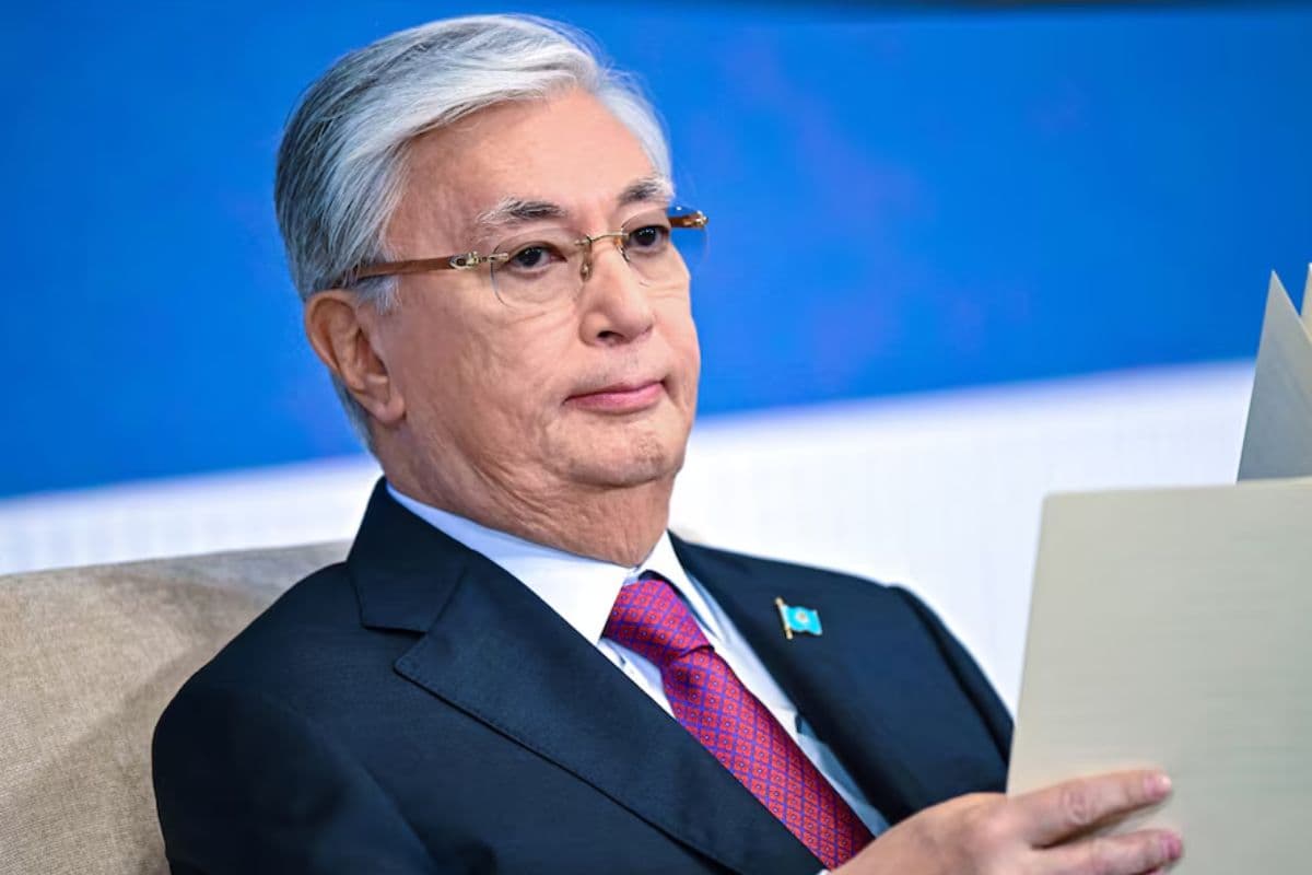 Kazakhstan President Kassym-Jomart Tokayev
