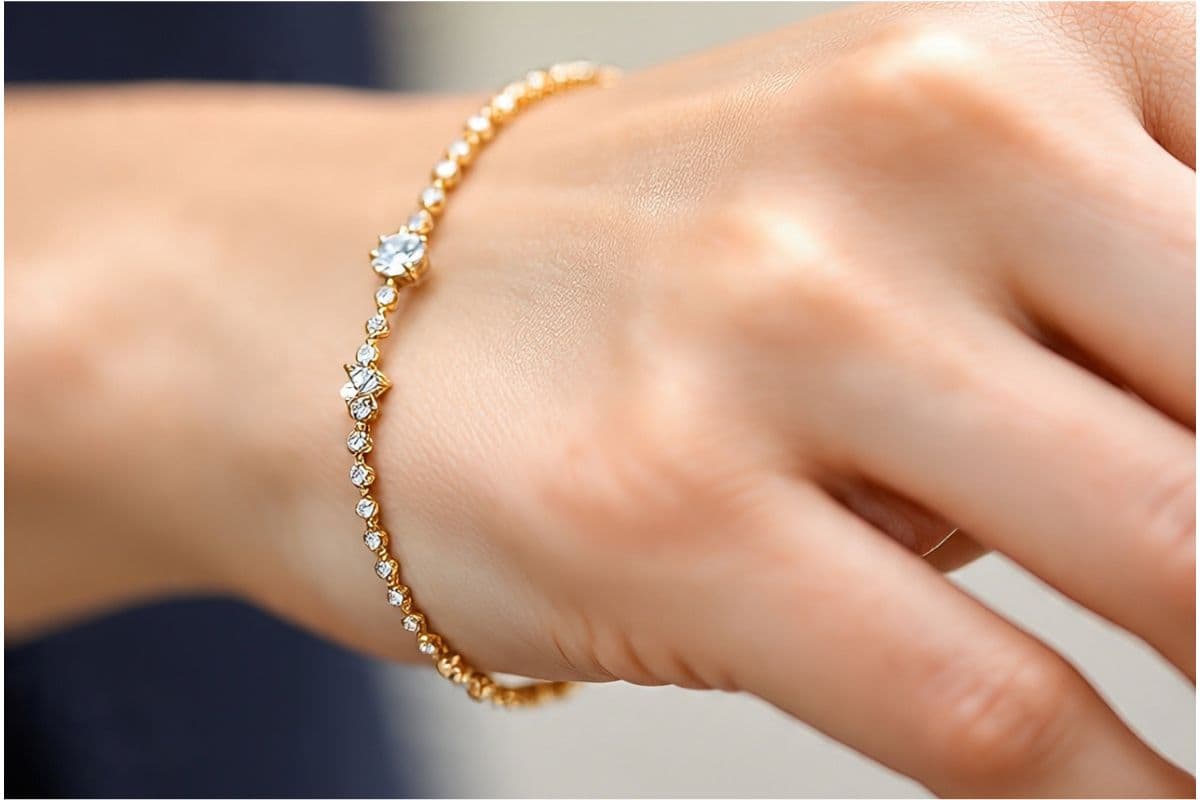 Latest Gold Bracelet Designs: तीज पर अपनी सजनी को दें खास तोहफा,देखें लेटेस्ट गोल्ड ब्रेसलेट डिजाइन