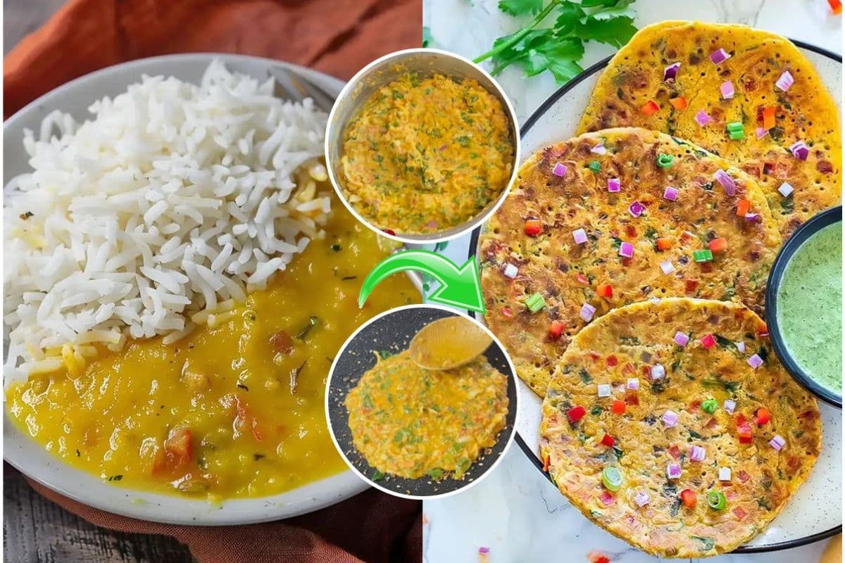 Leftover Dal Chawal Cheela: बचे दाल-चावल से बनाएं टेस्टी और प्रोटीन-पैक चीला