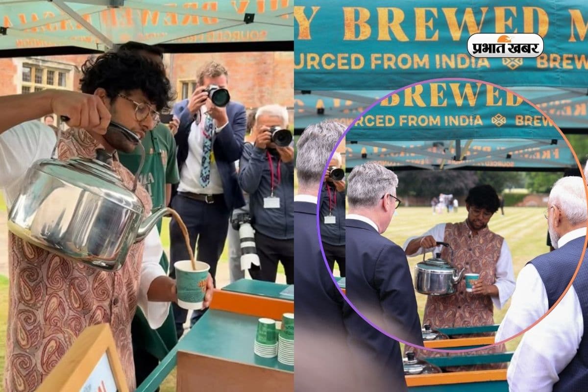 'डॉली चायवाला' के बाद अब 'लंदन चायवाला' छाया चर्चा में, पीएम मोदी को पिलाई मसाला चाय