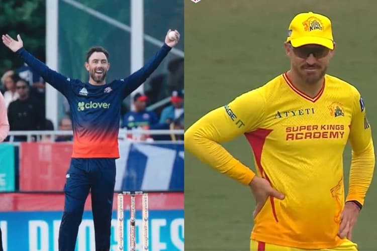 बिना एक गेंद खेले मैक्सवेल की टीम फाइनल में, पीली जर्सी वाली डुप्लेसी की टीम को लगा झटका