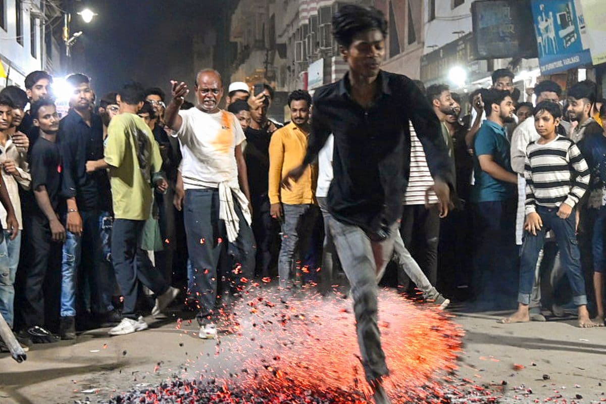 Muharram Julus Fire Hazaribagh News Jharkhand