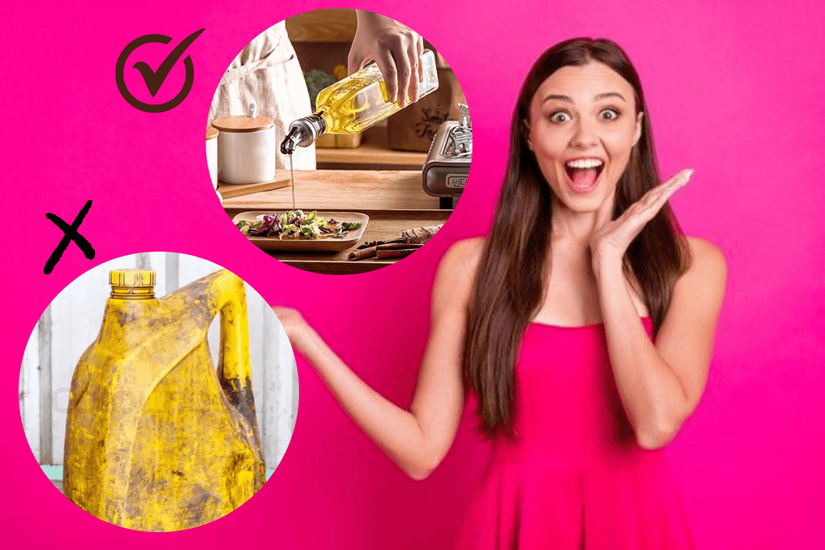 How to Clean Greasy Oil Bottle