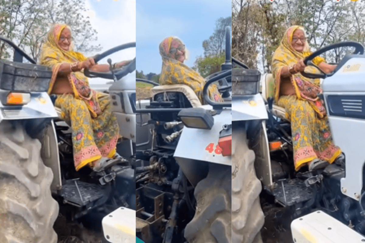 Viral Video: बूढ़ी अम्मा ने स्वैग से चलाया ट्रैक्टर, दिखाई अपनी बेहतरीन ड्राइविंग स्किल्स