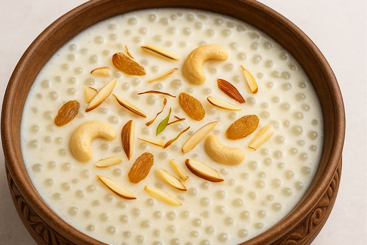 Sabudana Kheer recipe Sabudana Kheer recipe