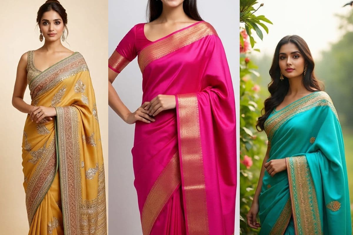 Saree Design For Sawan