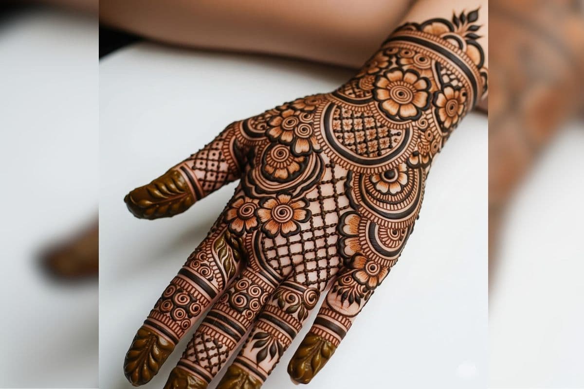 Sawan Mehndi Design