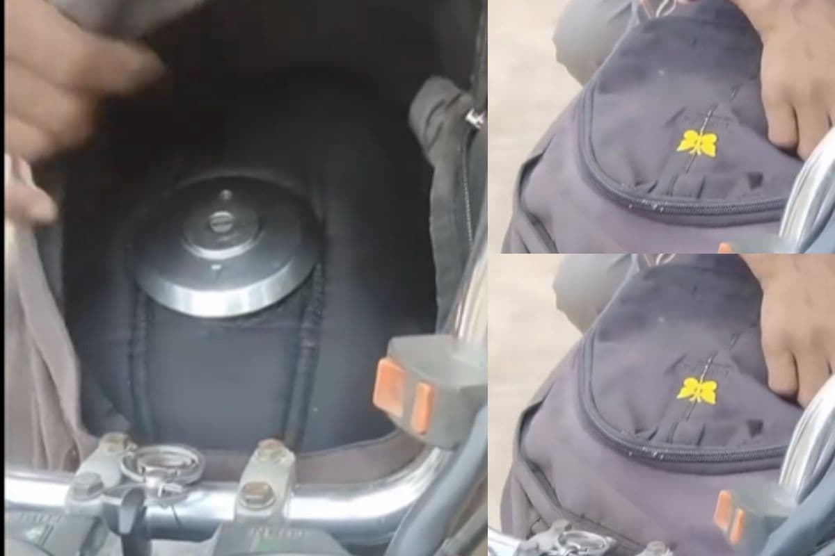 Viral Video: जुगाड़ का कमाल! स्कूल बैग से बनाया बाइक कवर, वीडियो देख लोग रह गए हैरान