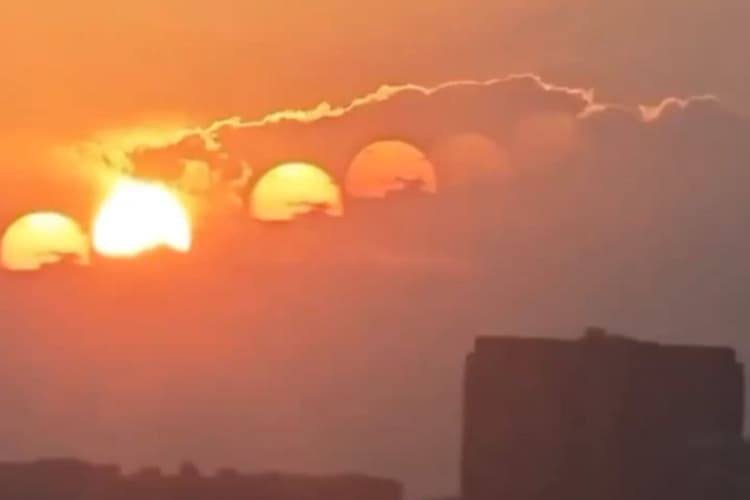 Fact Check: चीन के आसमान में दिखें 7 सूरज, लेकिन कैसे? वीडियो देख दुनिया हुई हैरान