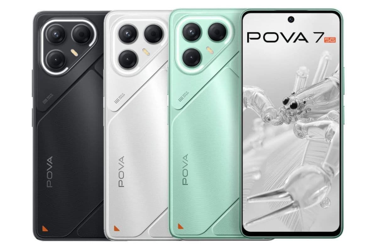 6000mAh बैटरी और AI फीचर्स के साथ Tecno Pova 7 5G Series की हुई एंट्री, जानें फीचर्स और कीमत
