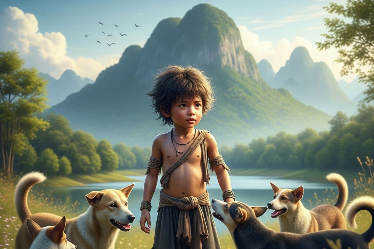 Thailand Boy Loses Human Speech AI Image