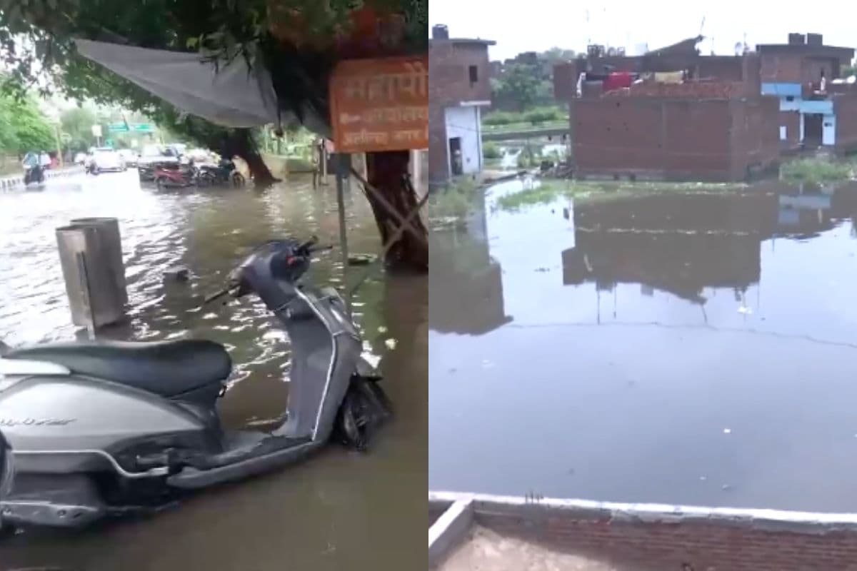 घरों में घुसा पानी, सड़कें बनीं तालाब... यूपी में बारिश से मचा हाहाकार, देखें वीडियो