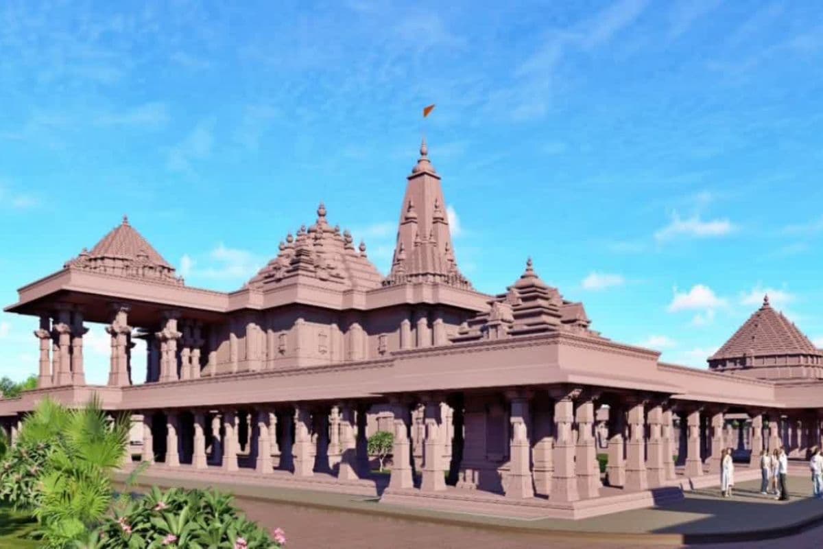 Amit Shah lay foundation stone of Mata Janaki temple in Punauradham