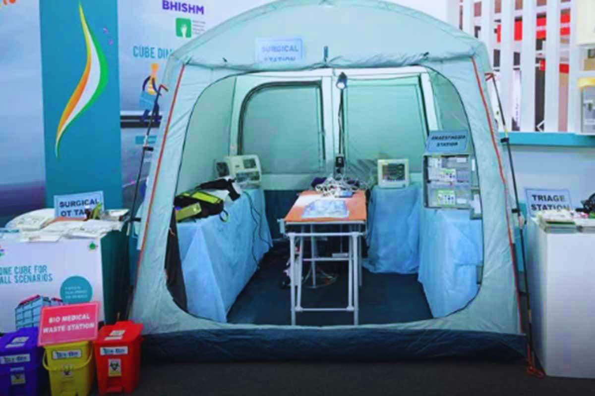 Bihar Portable Hospital Now hospital reach patient directly instead of ambulance