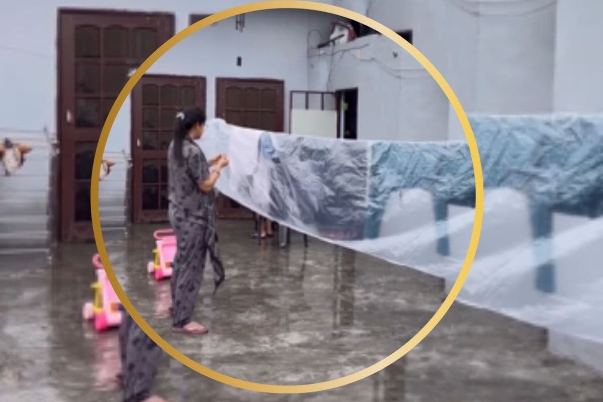Viral Video Desi Jugaad: कपड़े सुखाने की निंजा टेक्निक, देसी जुगाड़ देखकर घूम जाएगा दिमाग, वायरल हो रहा वीडियो