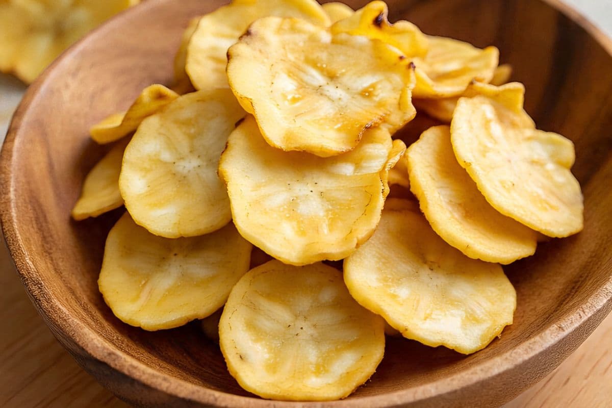 raw bnana chips